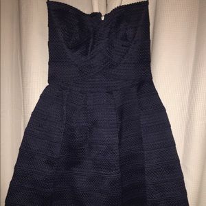 Strapless cocktail dress